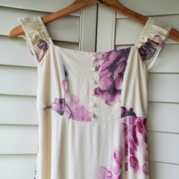 Angel Biba Off-Shoulder Maxi Slit Dress - Picture 3 of 6